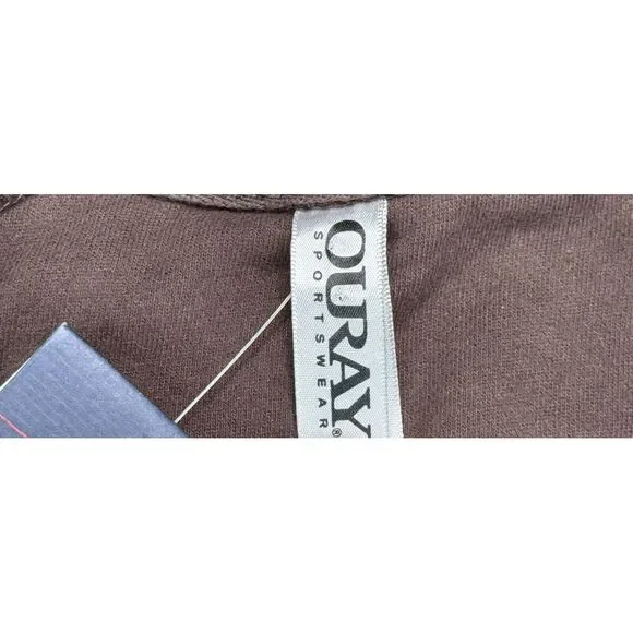 Ouray Sportswear Wild Fire Men's Long Sleeve‎ Brown Sweatshirt Size Large - Picture 7 of 13